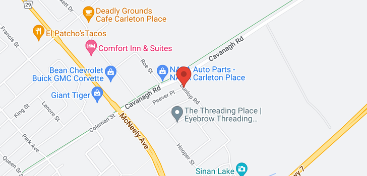 map of 9 DUNLOP ROAD